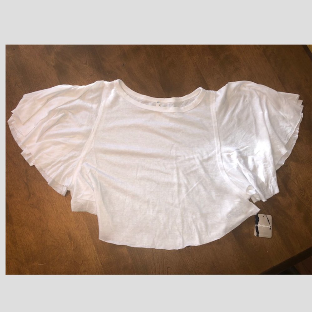 NWT Free People Movement Cropped Shirt